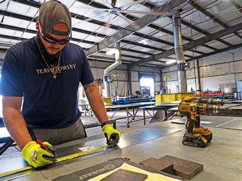 Working at McCorvey Sheet Metal Works 